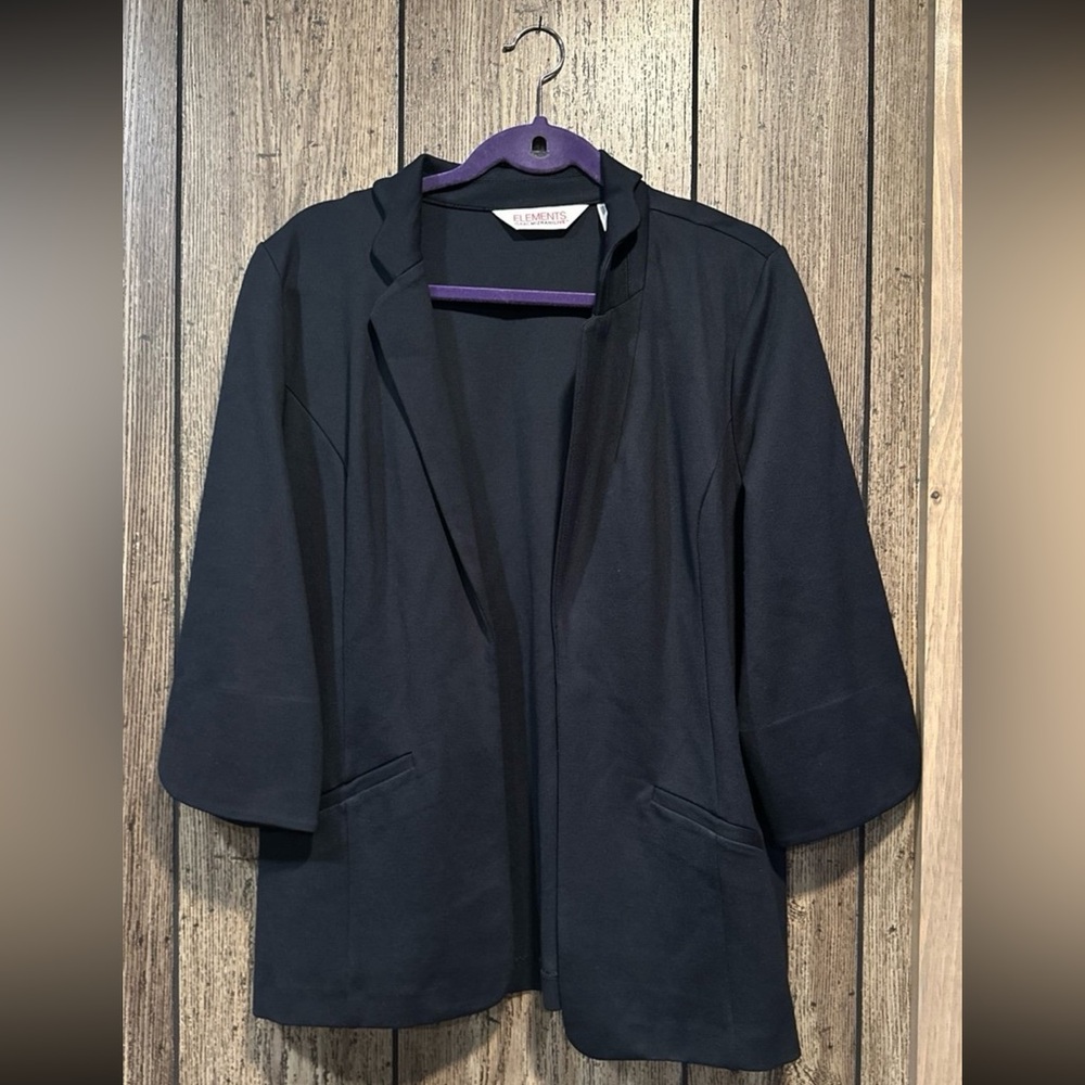 Isaac Mizrahi Live! Elements 24/7 Stretch Knit Jacket